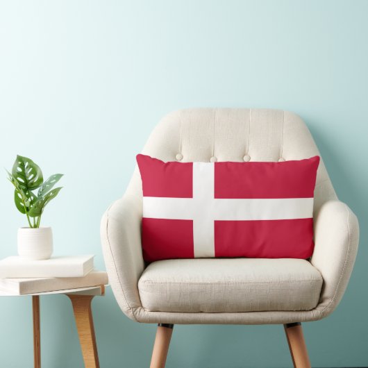 Coussin Rectangle Drapeau du Danemark (Chaise)