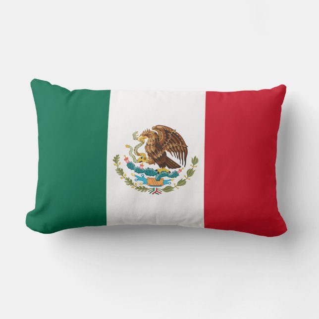 Coussin Rectangle Drapeau du Mexique, Bandera de la République mexic (Recto)