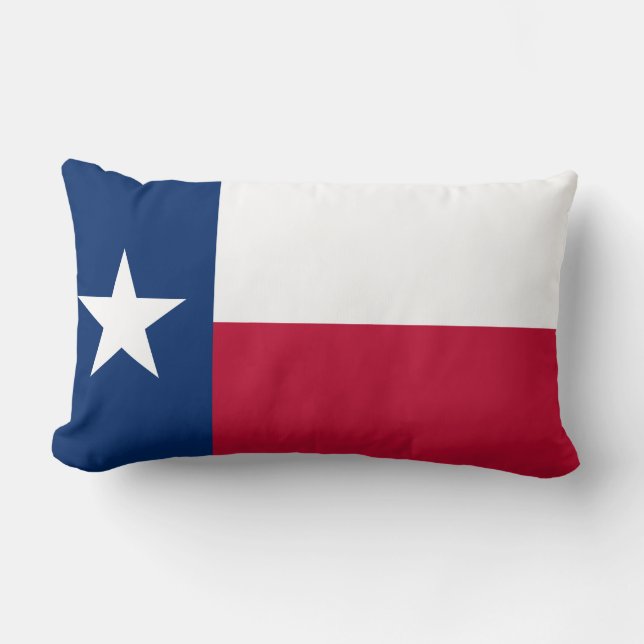 Coussin Rectangle Drapeau du Texas (Recto)
