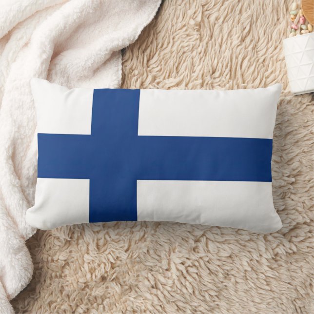 Coussin Rectangle Drapeau Finlande (Couverture)