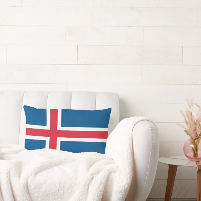 Coussin Rectangle Drapeau Islande (Canapé)