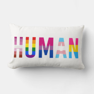 Coussin Rectangle Drapeau LGBT humain Mois de la fierté gay Transgen