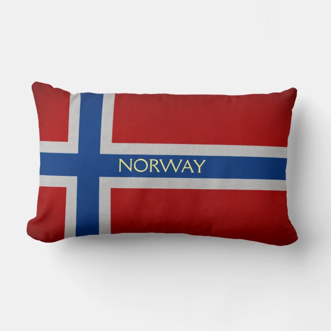 Coussin Rectangle Drapeau norvégien (Recto)