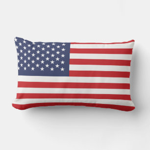 Coussin Rectangle Drapeau Patriot Bleu