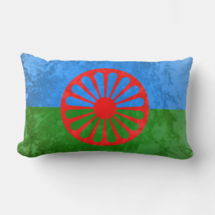 Coussin Rectangle Drapeau romani