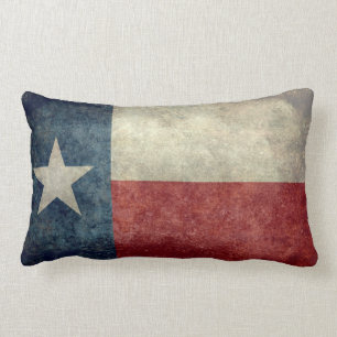 Coussin Rectangle Drapeau solitaire d'état d'étoile - le Texas qui