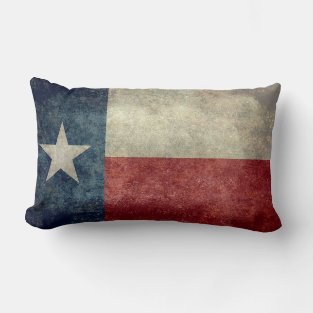 Coussin Rectangle Drapeau solitaire d'état d'étoile - le Texas qui (Recto)
