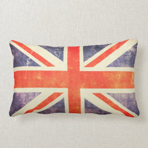 Coussin Rectangle Drapeau vintage d'Union Jack