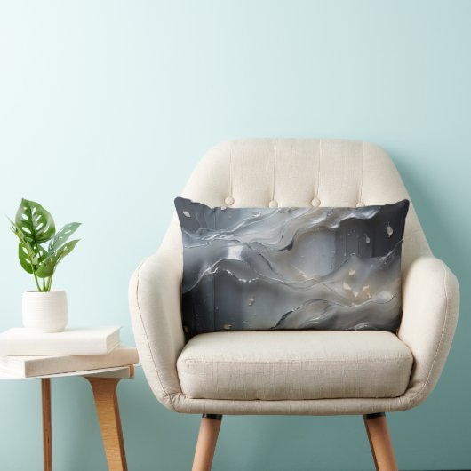 Coussin Rectangle Drifting River Veil (Chaise)