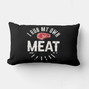 Coussin Rectangle Drôle Chef BBQ Plaisanter Cadeau Rub Ma propre via