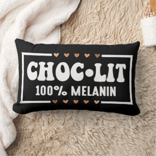 Coussin Rectangle Drôle Histoire Noire Juneteenth Chocolat Mélanine