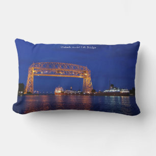 Coussin Rectangle Duluth Aerial Lift Bridge & John G. Munson