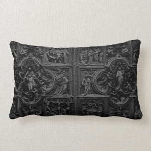 Coussin Rectangle Duomo du détail 01 de porte de Milan (cathédrale