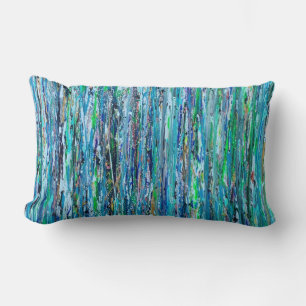 Coussin Rectangle Eau sous le pont Cotton Lumbar Jeu d'oreiller