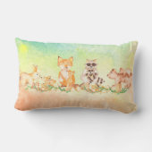 Coussin Rectangle Écouteur sur mesure pour maman et bébé animaux Éco (Verso)