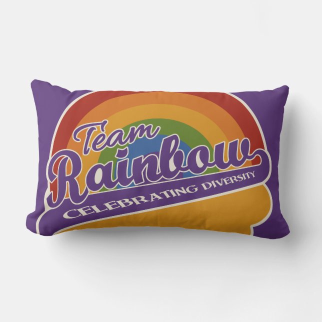 Coussin Rectangle Ecran de lancement personnalisé de l'Equipe Rainbo (Recto)