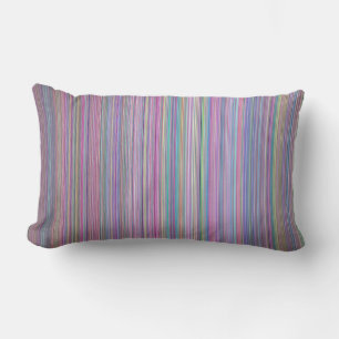 Coussin Rectangle Écran plat cassé rainbow strié