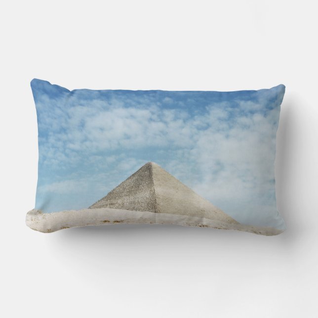 Coussin Rectangle Égypte ancienne Pyramide, Giza Magnifique ruine (Recto)