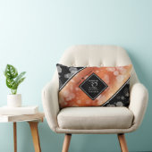 Coussin Rectangle Élégant 32ème anniversaire de Mariage de bronze (Chaise)