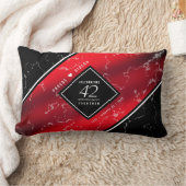 Coussin Rectangle Élégant 42e anniversaire du Mariage Jasper (Couverture)