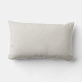Coussin Rectangle Élégant Beige Rustique Monsieur et Madame (Verso)
