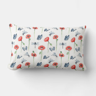 Coussin Rectangle Élégant chic floral