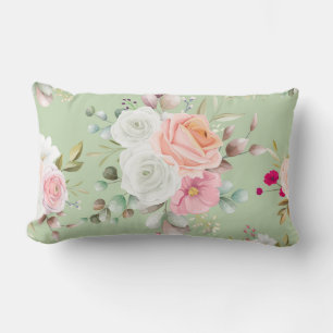 Coussin Rectangle Élégant chic floral