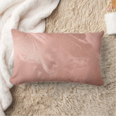 Coussin Rectangle Élégant cuivre moderne rose gold marble look (Couverture)