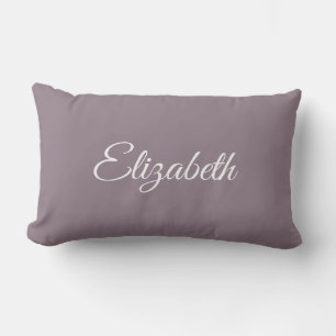 Coussin Rectangle Élégant écriture manuscrite Nom de script Creative