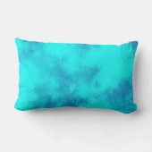 Coussin Rectangle Elégant effet nuage de tempête motif Bleu & Marine (Verso)