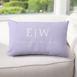 Coussin Rectangle Élégant professionnel simple Monogramme minimalist<br><div class="desc">Découvrez notre Elegant Professional Simple Monogram Minimalist Collection : Elevez votre style avec une sophistication intemporelle et une élégance sobre. Réalisée avec une attention minutieuse aux détails, cette collection présente des designs minimalistes ornés de votre monogramme personnalisé. Chaque pièce respire le professionnalisme et le raffinement, parfait pour faire une impression...</div>