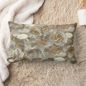 Coussin Rectangle Élégant Rose floral Motif pétal (Couverture)