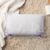 Coussin Rectangle Élégant violet Vintage (Couverture)