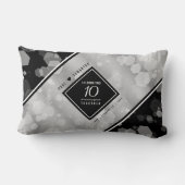 Coussin Rectangle Élégante fête du 10e anniversaire du Mariage de Ti (Verso)