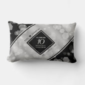 Coussin Rectangle Élégante fête du 10e anniversaire du Mariage de Ti (Recto)