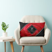 Coussin Rectangle Élégante fête du 15e anniversaire du Mariage Rose (Chaise)