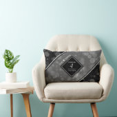 Coussin Rectangle Élégante fête du 4e anniversaire du Mariage de lin (Chaise)