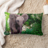 Coussin Rectangle Éléphant et jungle (Couverture)