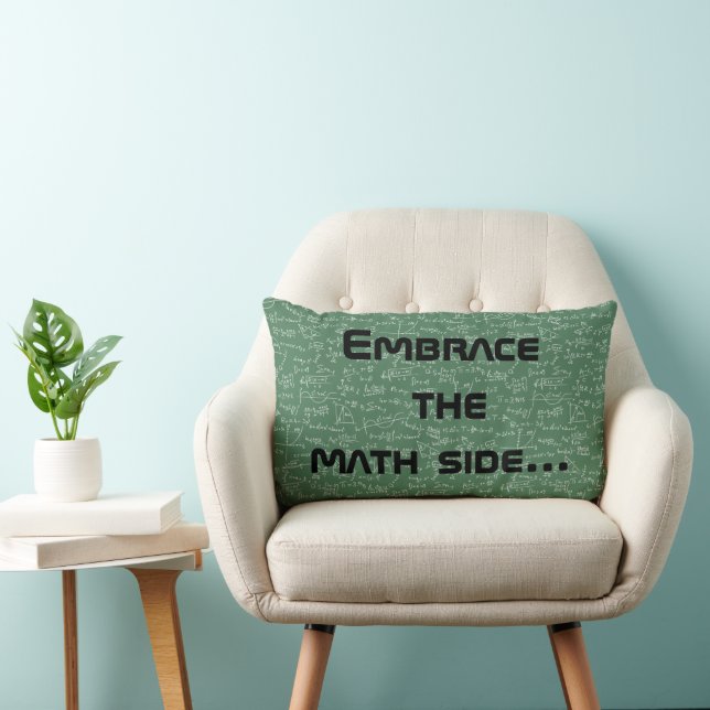 Coussin Rectangle Embrassez Le Côté Math... (Chaise)