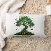 Coussin Rectangle emerald magic tree latte mug (Couverture)