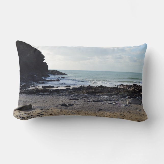 Coussin Rectangle Emplacement des Cornouailles Angleterre Poldark de (Recto)