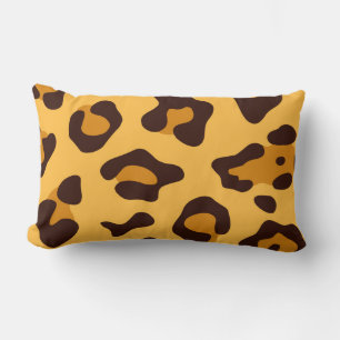 Coussin Rectangle Empreinte de léopard