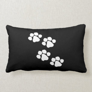 Coussin Rectangle Empreintes de pattes d'animaux familiers