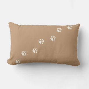 Coussin Rectangle Empreintes de pattes de chats ivoiriens Feline Tra