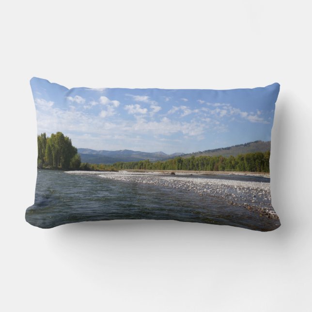Coussin Rectangle En descendant la rivière Snake I (Recto)