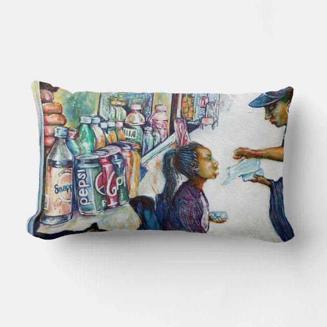 Coussin Rectangle En fin de compte produit de l'espoir (Recto)