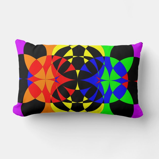 Coussin Rectangle Energize par Kenneth Yoncich (Recto)