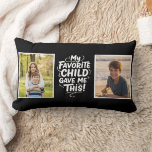 Coussin Rectangle Enfant préféré amusant m'a donné ceci 2 Photo Mama