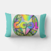 Coussin Rectangle Enfants Cool réel (Verso)