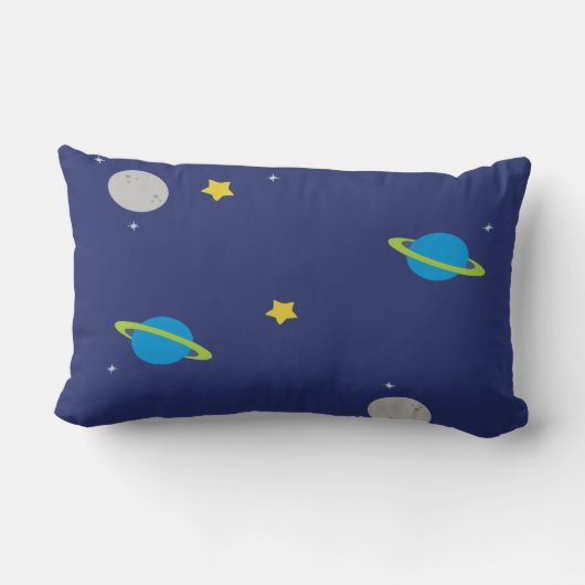 Coussin Rectangle Enfants d'espace extra-atmosphérique/coussin de (Verso)
